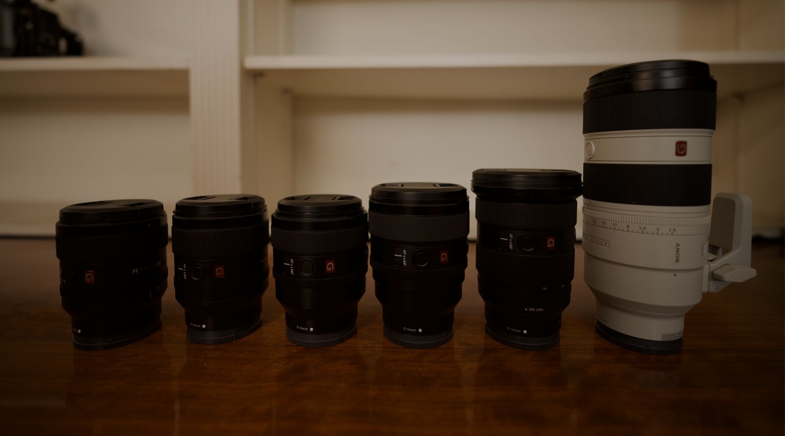 Sony G Master prime and zoom lens lineup